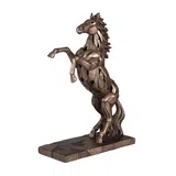 Rearing Horse — Bronze-Finish Statue, 28.5 cm
