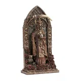 Santa Muerte — Altar — Bronze Finish Statue, 23.5 cm – view 3