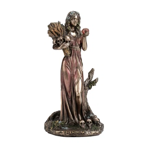 Persephone, Greek Mythology – Bronze-Finish Resin Statue – 15.5 cm – view 1