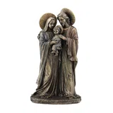 The Holy Family – Bronze-Finish Resin Statue – 22 cm