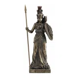 Athena – Goddess of Wisdom and War – Bronze-Finish Statue – 20 cm