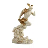 Hermes — Messenger of the Gods — White Statue – 15.5 cm – view 2