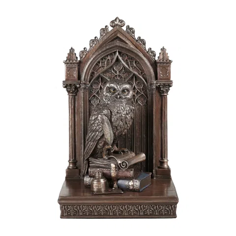 Owl – Symbol of Wisdom – Bronze-Finish Statue – 24.5 cm – view 1
