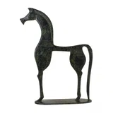 Geometric Horse on Base – Sculpture – 62 cm