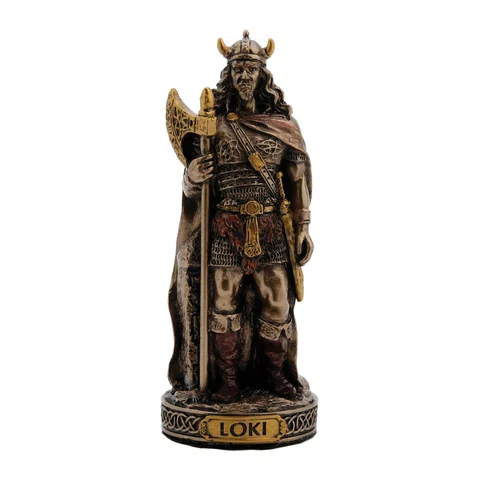 Loki — Norse Mythology — Bronze-Finish Statue – 8.5 cm – view 1