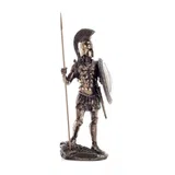 Spartan Warrior — Bronze-Finish Statue – 36 cm