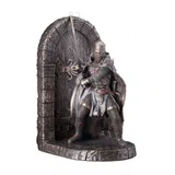 Knights Templar Warrior – Bronze-Finish Resin Statue – 19 cm – view 5