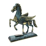 Pegasus, the Winged Horse – Solid Sculpture – 14 cm – Blue & Gold