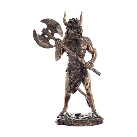 Minotaur – Greek Mythology – Bronze-Finish Statue – 28 cm – view 1