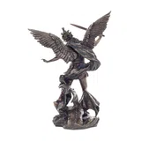 Archangel Michael, Defender of the Faith – Bronze-Finish Resin Statue – 28 cm – view 3