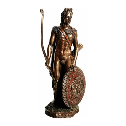 Apollo – Olympian God – Bronze-Finish Statue – 30 cm – view 1