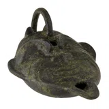 Bronze Oil Lamp with Satyr – 6 cm