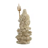 Poseidon, God of the Sea – White Statue – 18 cm – view 4