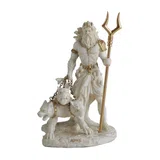 Hades with Cerberus — White Statue, 16.5 cm – view 4