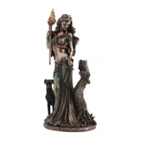 Hecate – Bronze-Finish Statue – 34 cm – view 2