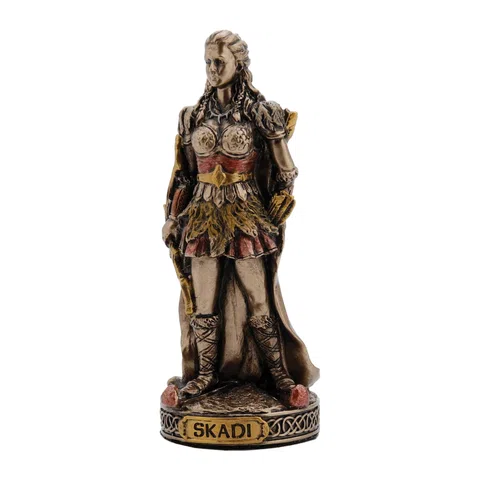 Skadi — Norse Mythology — Bronze-Finish Statue, 8.5 cm – view 1