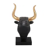 Cretan Bull — Bronze-Finish Bust – 9 cm – view 3