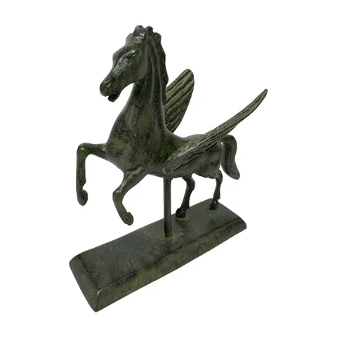 Pegasus, the Winged Horse – Solid Sculpture – 14 cm – Dark Green