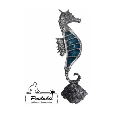 Seahorse Sculpture by Bronze Pavlakis