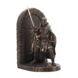 Knights Templar Warrior – Bronze-Finish Resin Statue – 19 cm