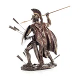 Leonidas, King of Sparta – Bronze-Finish Resin Statue – 33 cm – view 3