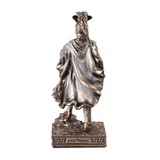 Alexander the Great — King of Macedon — Bronze-Finish Statue – 9.3 cm – view 4