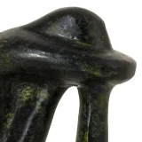 Miniature Cycladic Thinker Figurine – 6 cm – Dark Green