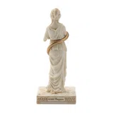 Hygieia, Goddess of Health – White Statue – 9.2 cm – view 4