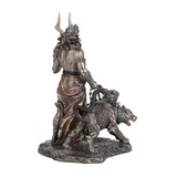 Hades with Cerberus – Bronze-Finish Resin Statue – 16.5 cm – view 3