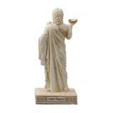 Asclepius — God of Medicine — White Statue, 9 cm – view 4