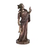 Clio — Muse of History — Bronze-Finish Statue – 23 cm – view 2