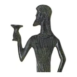 Dionysus with Wine Cup – Sculpture – 25 cm – Dark Green