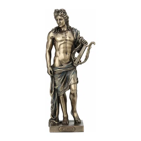 Apollo — God of Olympus — Bronze Finish Statue, 25 cm – view 1