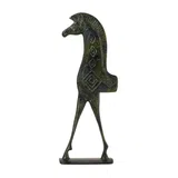 Geometric Half-Horse – Bronze Sculpture – 25 cm