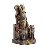 Odin – Bronze-Finish Resin Statue – 9 cm – view 2