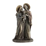 The Holy Family – Bronze-Finish Resin Statue – 22 cm – view 2