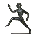 Ancient Olympic Runner – Solid Bronze Sculpture – 13 cm