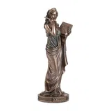 Calliope — Muse of Epic Poetry — Bronze Finish Statue, 23 cm – view 3