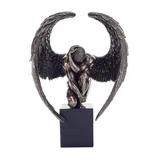 Fallen Angel — Sorrow and Redemption — Bronze-Finish Statue, 25.5 cm