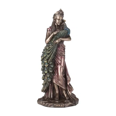 Hera — Goddess of Marriage — Bronze Finish Statue, 15.5 cm – view 1