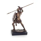 Spartan Warrior – Bronze-Finish Resin Statue – 12.5 cm – view 3