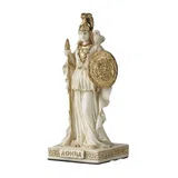 Athena with Spear, Shield and Owl — Resin Statue, 8.8 cm – view 2