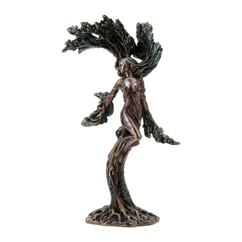 Daphne, Nymph of Greek Mythology – Bronze-Finish Resin Bust – 24.5 cm – view 1