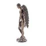 Fallen Angel — Loss and Redemption — Bronze Finish Statue, 28.5 cm – view 2