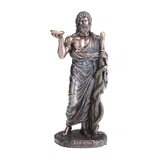 Asclepius – God of Medicine – Bronze-Finish Statue – 16 cm