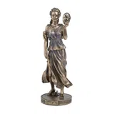 Thalia — Muse of Comedy — Bronze-Finish Statue, 23 cm – view 3