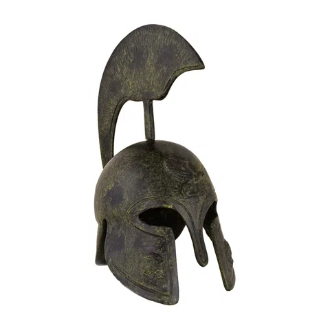 Corinthian Helmet with Griffin and Tall Crest – 24 cm – Dark Green