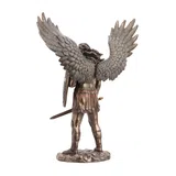 Archangel Michael with Sword and Shield — Bronze-Finish Statue, 73 cm – view 4