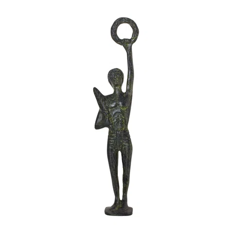 Olympic Victor with Olive Wreath – Sculpture – 26 cm – Dark Green
