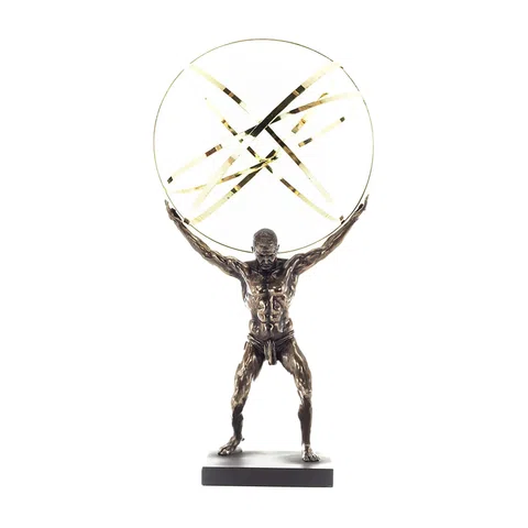 Atlas – Titan of Greek Mythology – Bronze-Finish Statue – 50 cm – view 1